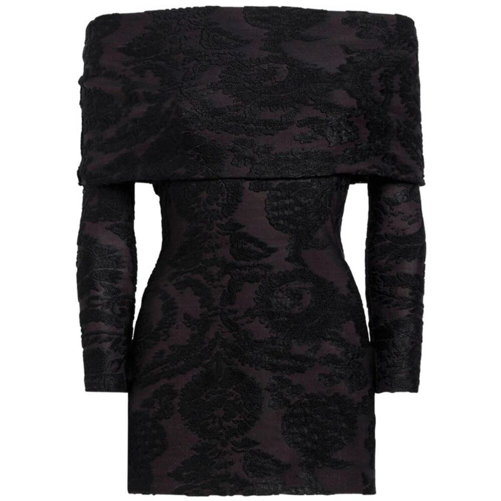 Etro Women Sweater In Chenille Jacquard With Paisley Foliage Motif